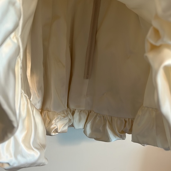 Vintage 80s ANNA MAIER ULLA-MAIJA COUTURE wedding dress. Size 6 - Picture 4 of 12